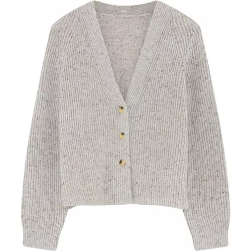 Knit Cardigan Beach Sand , female, Sizes: S, XL, L, M - Gustav - Modalova