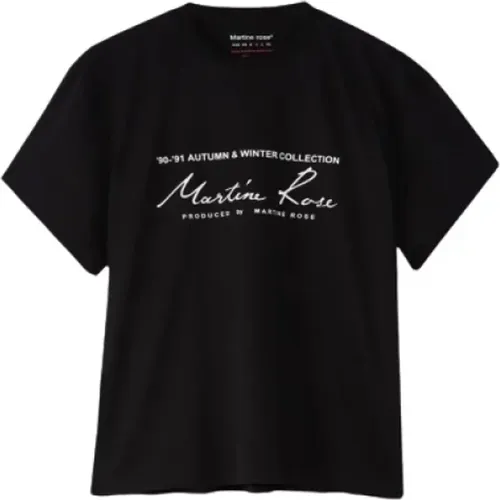 Relaxed Fit Cotton T-Shirt , male, Sizes: M, L, XL, S - Martine Rose - Modalova