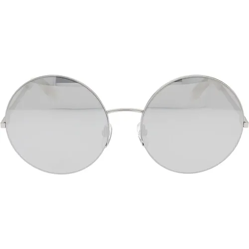 Minimalist Round Sunglasses , female, Sizes: ONE SIZE - Victoria Beckham - Modalova
