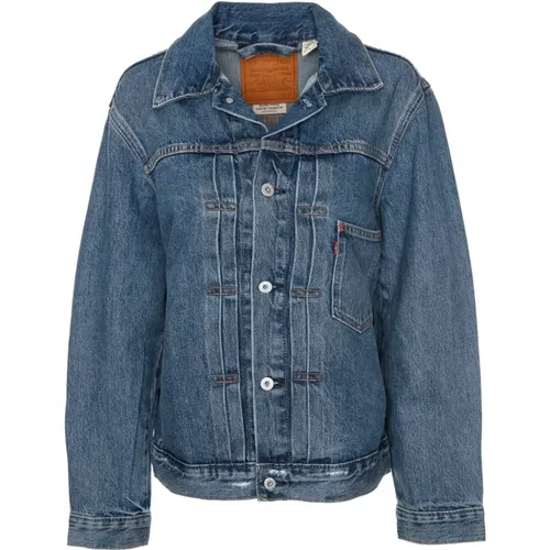 Levi's, Jeansjacke Type I Trucker , Herren, Größe: L - Levis - Modalova