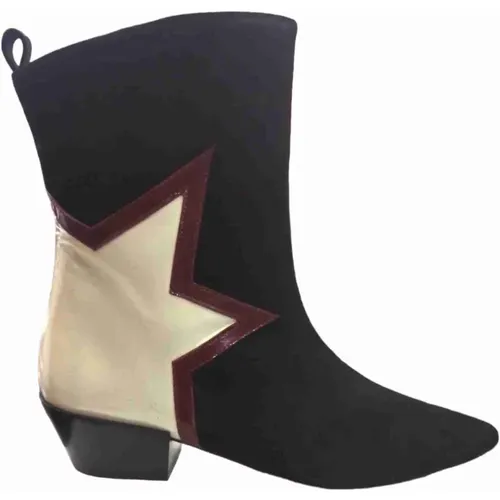 Chic Leather Boots , female, Sizes: 4 UK, 5 UK, 8 UK, 6 UK - Marc Ellis - Modalova