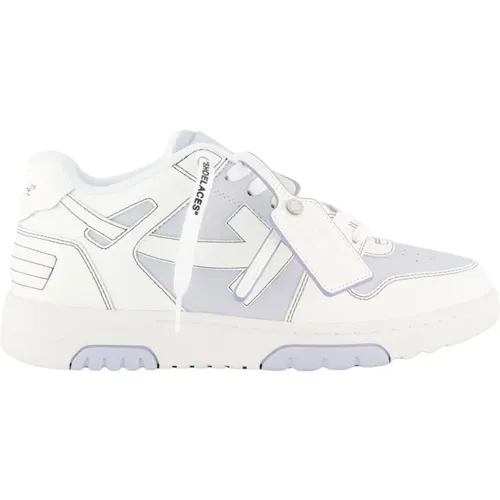 Off , Lässiger Sneaker in Weiß/Blau , Herren, Größe: 43 EU - Off White - Modalova