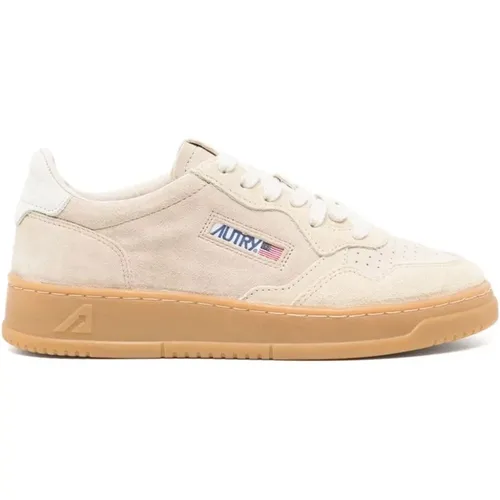 Suede Color-Block Sneakers , female, Sizes: 2 UK, 6 UK, 4 UK, 5 UK, 3 UK - Autry - Modalova