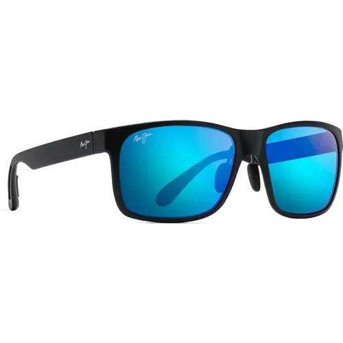 Red Sands Sunglasses Rectangular Blue , unisex, Sizes: ONE SIZE - Maui Jim - Modalova