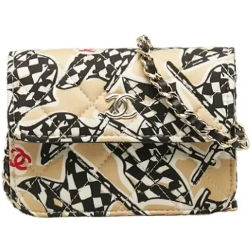 Pre-owned Canvas shoulder-bags , female, Sizes: ONE SIZE - Chanel Vintage - Modalova