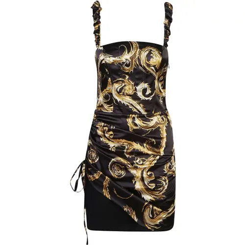 Schwarzes Kleid Aw24 Damenmode - Versace Jeans Couture - Modalova