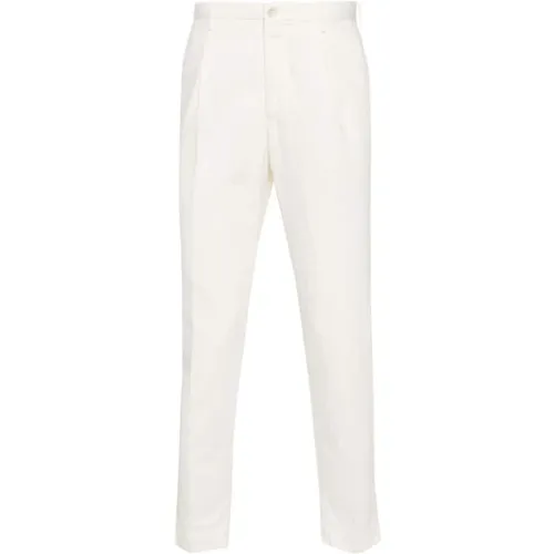 Trousers Cream , male, Sizes: S - Incotex - Modalova