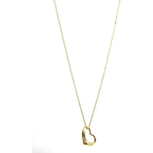 Pre-owned Gold necklaces , female, Sizes: ONE SIZE - Tiffany & Co. Pre-owned - Modalova