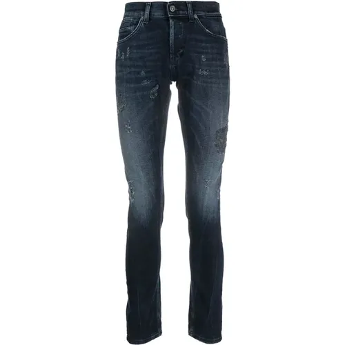 George Skinny Fit Jeans , male, Sizes: W33 - Dondup - Modalova