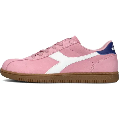 Rosa Low Top Tokyo Sneakers,Blaue Wildleder Tokyo Sneakers, Low Top Tokyo Sneakers - Diadora - Modalova