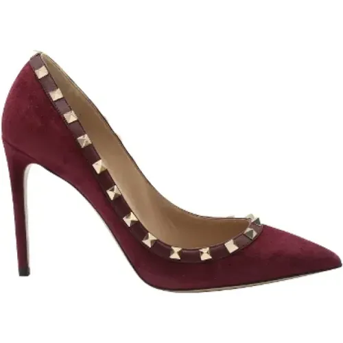 Pre-owned Suede heels , female, Sizes: 7 UK - Valentino Vintage - Modalova