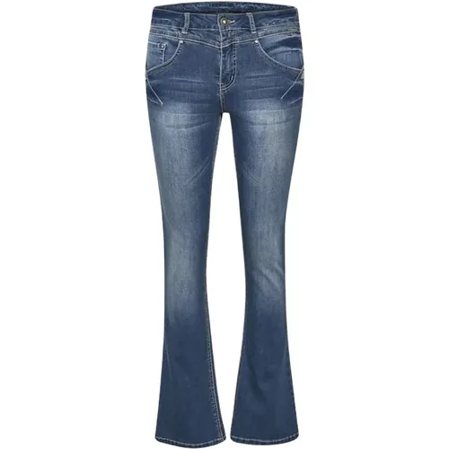 Bootcut Jeans - Stylische Denim-Hosen - Cream - Modalova