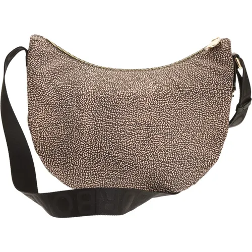 Luna Bag Middle - Stylish Shoulder Bag for the Modern Woman , female, Sizes: ONE SIZE - Borbonese - Modalova