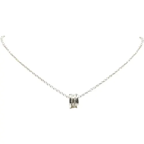 Pre-owned White Gold necklaces , female, Sizes: ONE SIZE - Bvlgari Vintage - Modalova