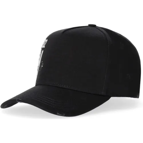 Icon Splash Baseball CAP , male, Sizes: ONE SIZE - Dsquared2 - Modalova