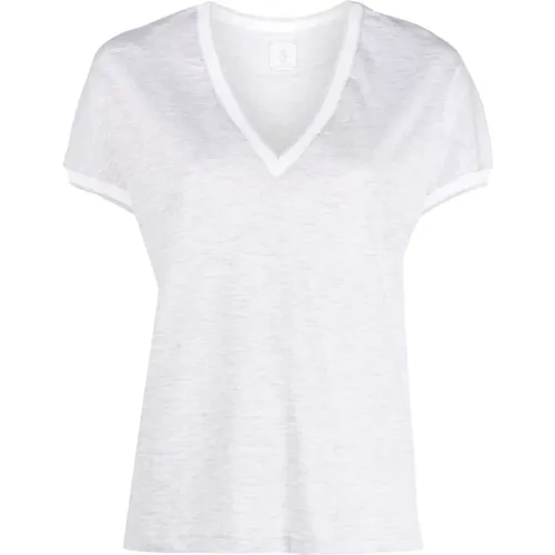 T-Shirts , Damen, Größe: L - Eleventy - Modalova
