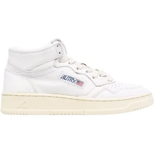 Medalist Mid Sneakers , male, Sizes: 10 UK, 7 UK, 8 UK - Autry - Modalova