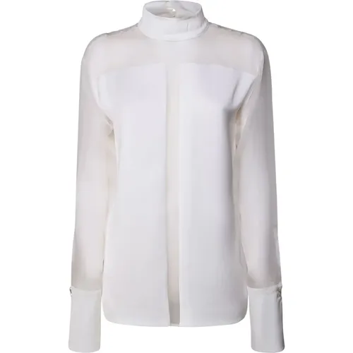 Blouse with Transparent Details , female, Sizes: XS, S - Genny - Modalova