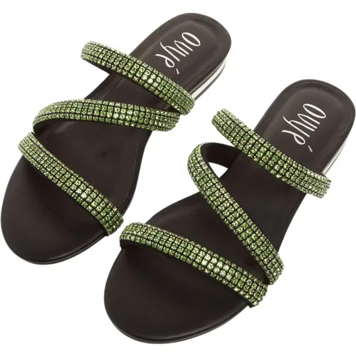Flat Sandals , female, Sizes: 6 UK, 3 UK, 4 UK - Ovyé - Modalova