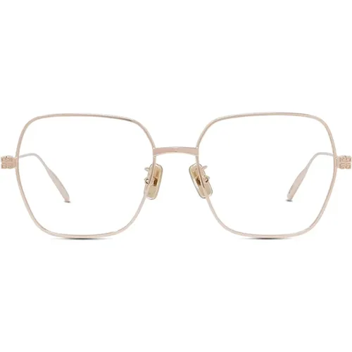 Shiny Rose Gold RX Eyeglasses , female, Sizes: ONE SIZE - Givenchy - Modalova