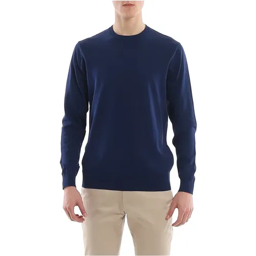 Round Neck Sweater , male, Sizes: S - Aspesi - Modalova