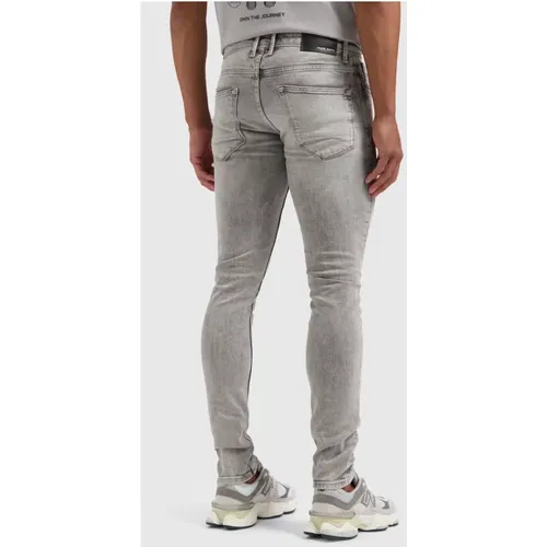 Herren Skinny Jeans in Hellgrau , Herren, Größe: W28 - Pure Path - Modalova