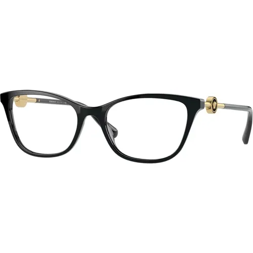 Enamel Medusa Eyewear Frames , unisex, Größe: 55 MM - Versace - Modalova