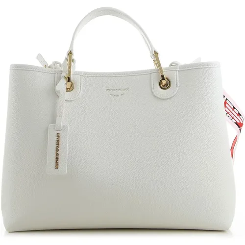 Weiße Natürliche Leichte Taschen , Damen, Größe: ONE Size - Emporio Armani - Modalova