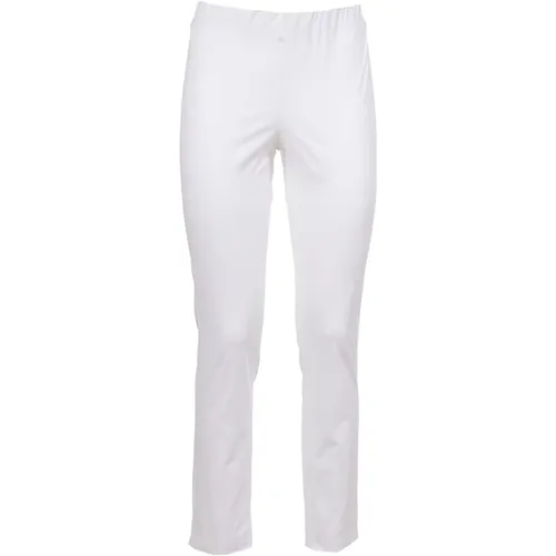 Cotton Pants with Elastic Waist , female, Sizes: 2XL, S, 2XS, XS, L - Le Tricot Perugia - Modalova
