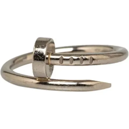 Pre-owned White Gold rings , female, Sizes: ONE SIZE - Cartier Vintage - Modalova