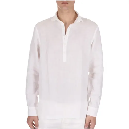 Tyler Linen Shirt , male, Sizes: M, S - Altea - Modalova