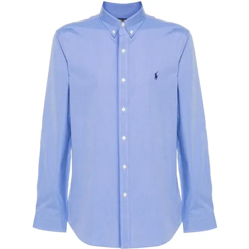Blaues Casual Hemd für Männer , Herren, Größe: S - Ralph Lauren - Modalova
