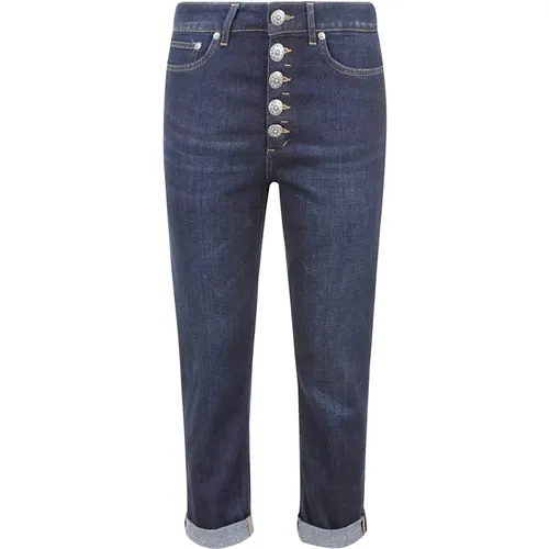 Verzierte Jeans , Damen, Größe: W30 - Dondup - Modalova