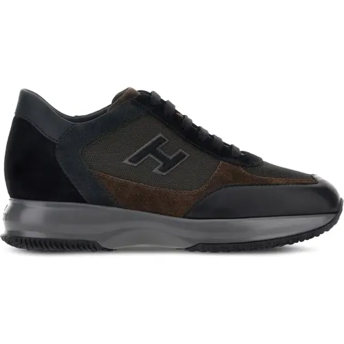 Interactive Sneakers , male, Sizes: 10 1/2 UK, 5 UK, 5 1/2 UK, 9 1/2 UK, 10 UK, 7 1/2 UK, 8 1/2 UK, 7 UK, 9 UK - Hogan - Modalova