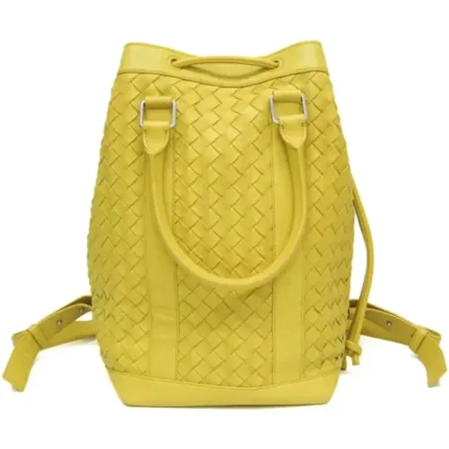 Pre-owned Fabric backpacks , female, Sizes: ONE SIZE - Bottega Veneta Vintage - Modalova