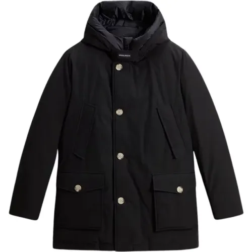 Arctic Parka Schwarze Herrenjacke - Woolrich - Modalova