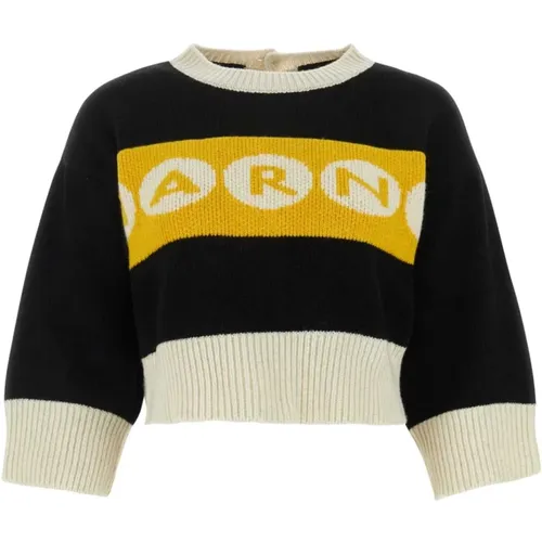 Zweifarbiger Wollpullover Marni - Marni - Modalova