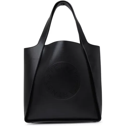 Borsa Tote IN Misto Poliuretano Nera , female, Sizes: ONE SIZE - Stella Mccartney - Modalova