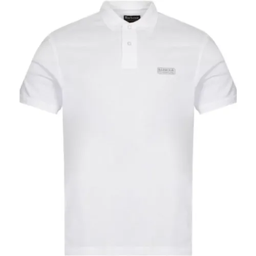 Men's Polo with Front Print Logo , male, Sizes: XL, 2XL, L - Barbour - Modalova