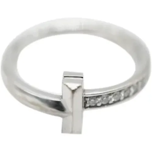 Pre-owned White Gold rings , female, Sizes: ONE SIZE - Tiffany & Co. Pre-owned - Modalova