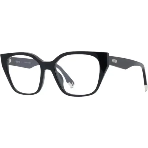 Stylish Frame Blue Block Lenses , female, Sizes: 52 MM - Fendi - Modalova