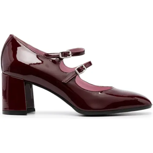 Alice Rote Lackleder High Heel Schuhe , Damen, Größe: 38 1/2 EU - Carel - Modalova