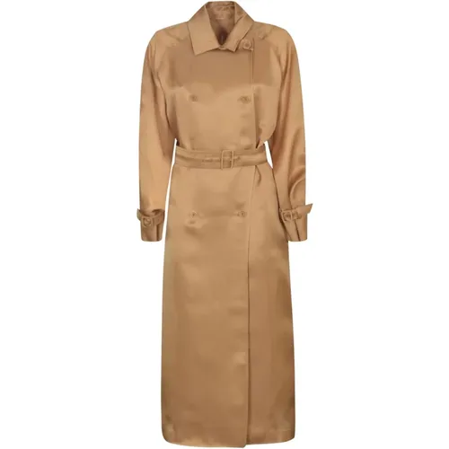 Women's Clothing Jackets & Coats Leather Brown Ss24 , female, Sizes: XS, 2XS - Max Mara - Modalova