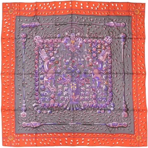 Pre-owned Silk scarves , female, Sizes: ONE SIZE - Hermès Vintage - Modalova