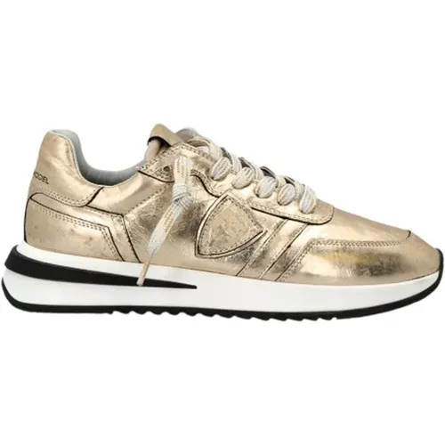 Gold Tropez 2.1 Low Top Sneakers , female, Sizes: 5 UK, 8 UK, 7 UK, 4 UK, 6 UK - Philippe Model - Modalova