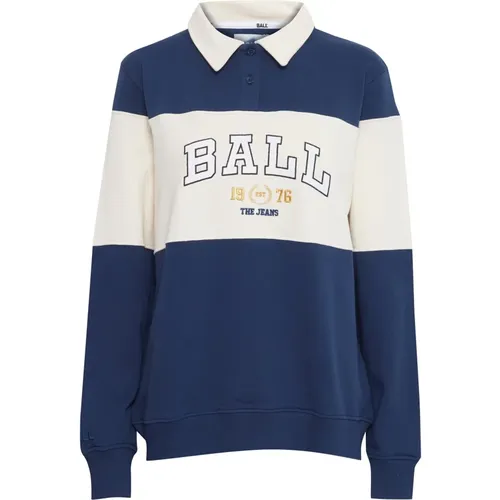 Ocean Sweatshirt C. Gracia Embroidered , female, Sizes: XS, XL, S, M - Ball - Modalova