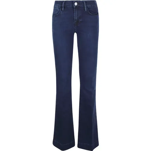 Ausgestellte Hohe Taille Jeans , Damen, Größe: W26 - Frame - Modalova