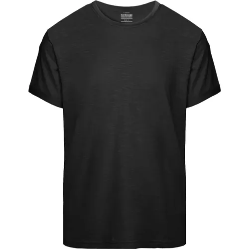 Slub Jersey Round Neck T-Shirt , male, Sizes: S, 3XL - BomBoogie - Modalova
