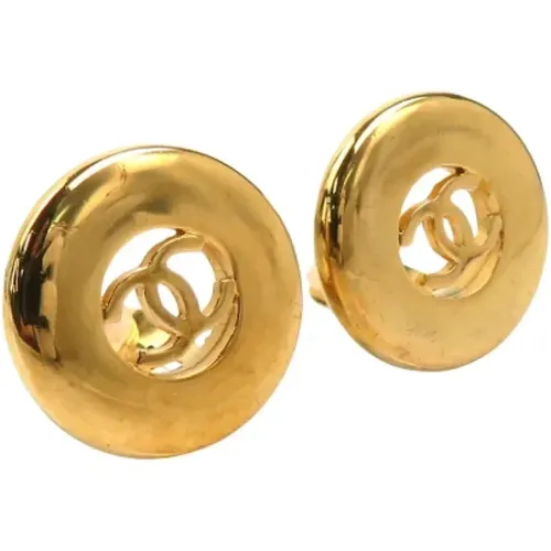Gebrauchte Gold Metall Ohrringe - Chanel Vintage - Modalova