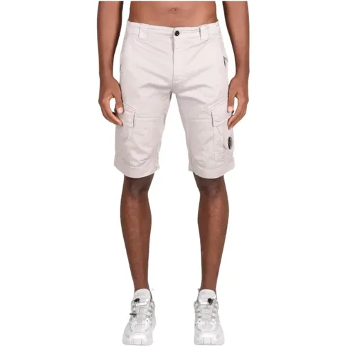 Cotton Blend Shorts , male, Sizes: S, L, XL - C.P. Company - Modalova